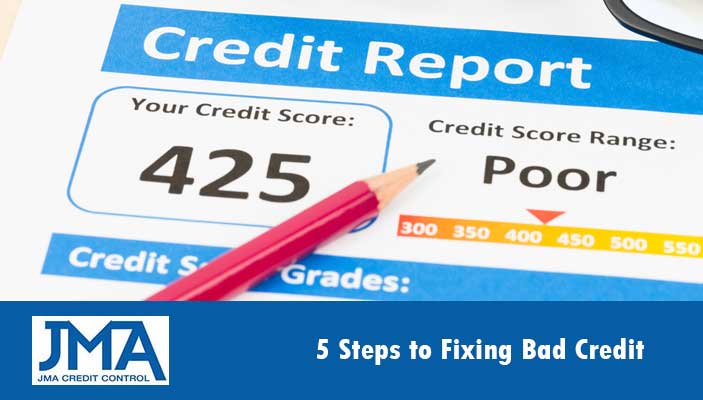 5-Steps-to-Fixing-Bad-Credit